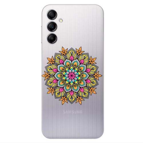 Samsung A14 5G Mandala D6 Transparent Silicone TPU Θήκη