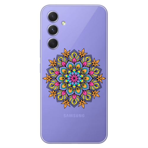 Samsung A54 Mandala D6 Transparent Silicone TPU Θήκη