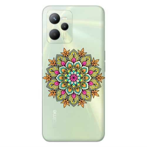 Realme C35 Mandala D6 Transparent Silicone TPU Θήκη