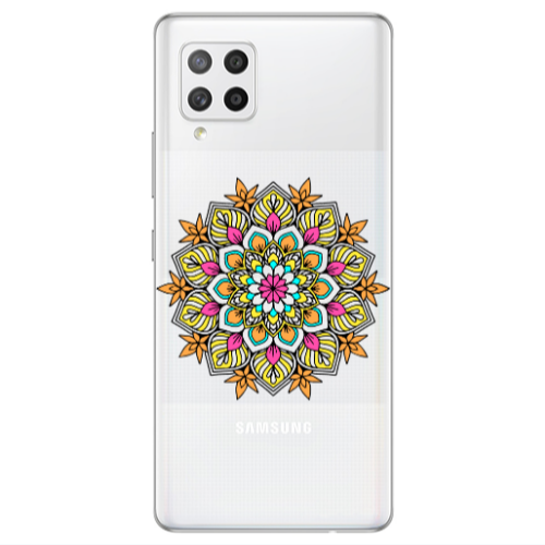 Samsung A42 5G Mandala D6 Transparent Silicone TPU Θήκη