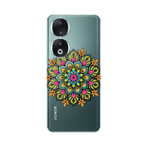 Honor 90 5G Mandala D6 Transparent Silicone TPU Θήκη