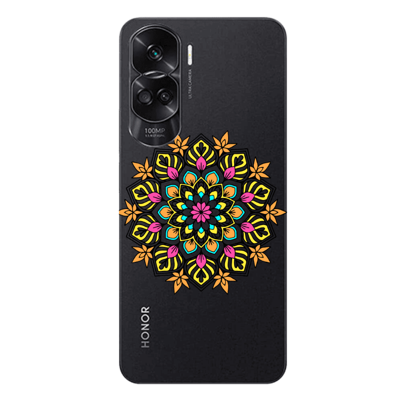 Honor 90 Lite 5G Mandala D6 Transparent Silicone TPU Θήκη