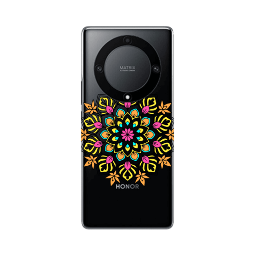Honor Magic5 Lite 5G Mandala D6 Transparent Silicone TPU Θήκη