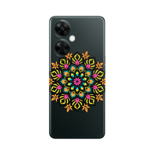 Oneplus Nord CE 3 Lite 5G Mandala D6 Transparent Silicone TPU Θήκη