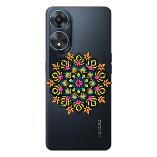Oppo A 98 Mandala D6 Transparent Silicone TPU Θήκη