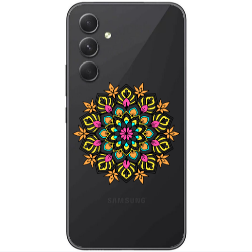 Samsung Galaxy A25 Mandala D6 Transparent Silicone TPU Θήκη