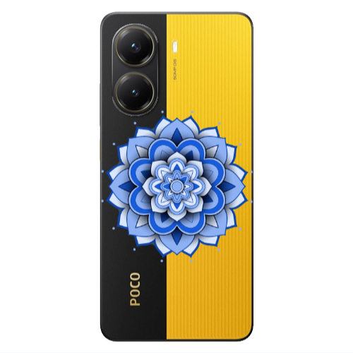 Xiaomi Poco X7 Pro Manadala D9 Transparent Silicone TPU Θήκη