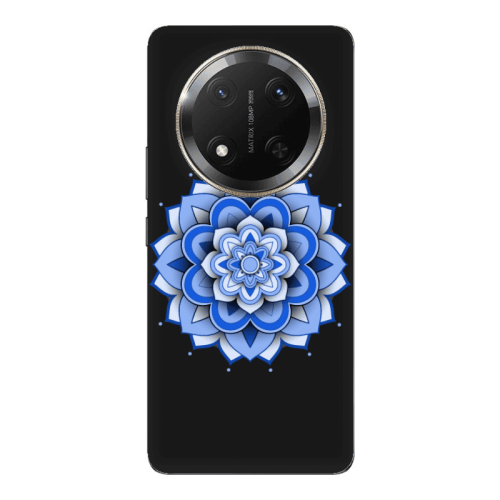 Honor Magic 7 Lite Manadala D9 Black Colored Silicone TPU Θήκη