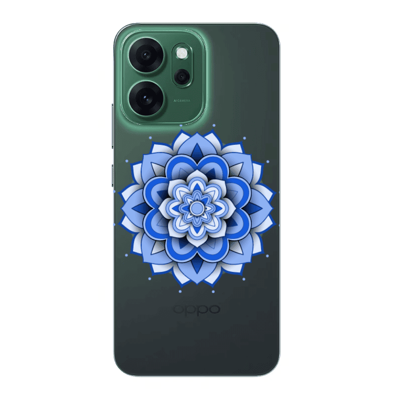 Oppo 14 F Manadala D9 Transparent Silicone TPU Θήκη