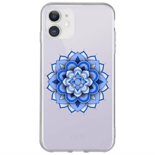Apple iPhone 12 Manadala D9 Transparent Silicone TPU Θήκη