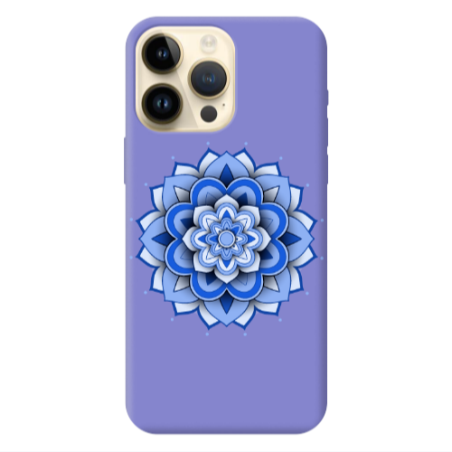 Apple iPhone 13 Pro Max Manadala D9 Purple Colored Silicone TPU Θήκη