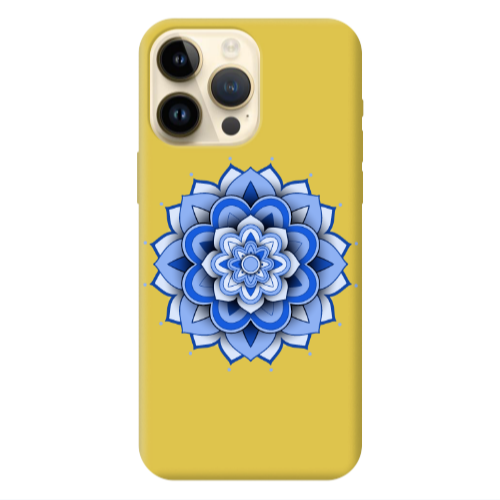 Apple iPhone 13 Pro Max Manadala D9 Yellow Colored Silicone TPU Θήκη