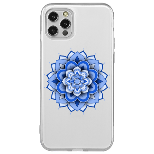 Apple iPhone 12 Pro Manadala D9 Transparent Silicone TPU Θήκη