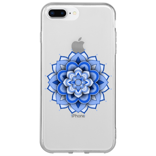 Apple iPhone 7 Plus Manadala D9 Transparent Silicone TPU Θήκη
