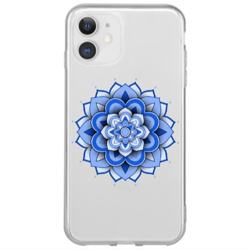Apple iPhone 12 Mini Manadala D9 Transparent Silicone TPU Θήκη