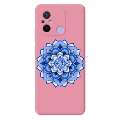 Xiaomi Redmi 12C Manadala D9 Pink Colored Silicone TPU Θήκη