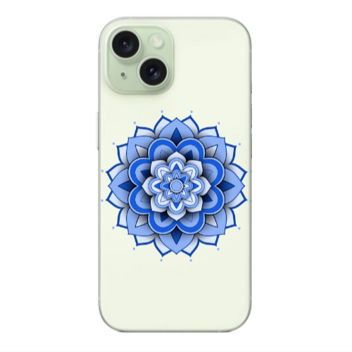 Apple iPhone 15 Plus Manadala D9 Transparent Silicone TPU Θήκη