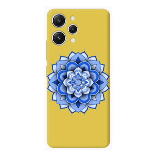 Xiaomi Redmi 12 Manadala D9 Yellow Colored Silicone TPU Θήκη