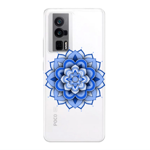 Xiaomi Poco F5 Pro Manadala D9 Transparent Silicone TPU Θήκη