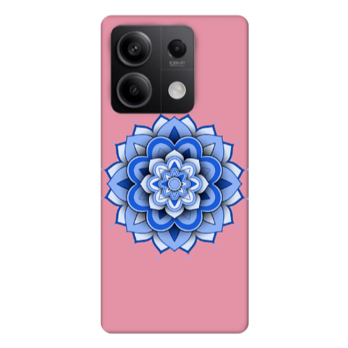 Xiaomi Redmi Note 13 5G Manadala D9 Pink Colored Silicone TPU Θήκη