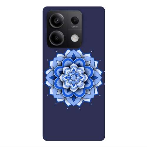 Xiaomi Redmi Note 13 5G Manadala D9 Dark blue Colored Silicone TPU Θήκη