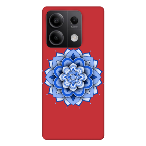 Xiaomi Redmi Note 13 5G Manadala D9 Red Colored Silicone TPU Θήκη