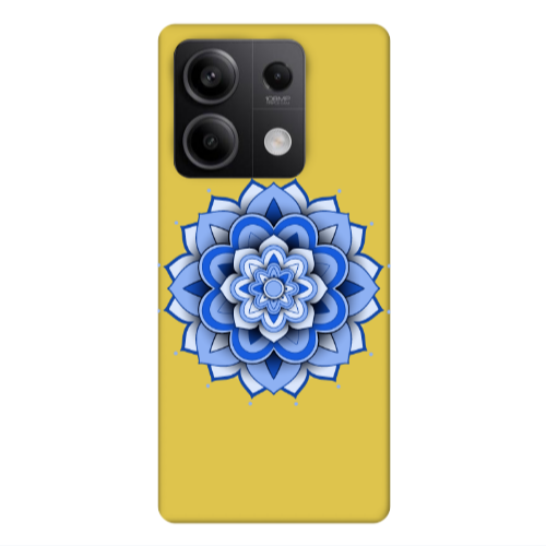 Xiaomi Redmi Note 13 5G Manadala D9 Yellow Colored Silicone TPU Θήκη