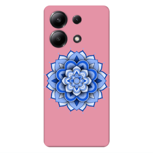 Xiaomi Redmi Note 13 4G Manadala D9 Pink Colored Silicone TPU Θήκη