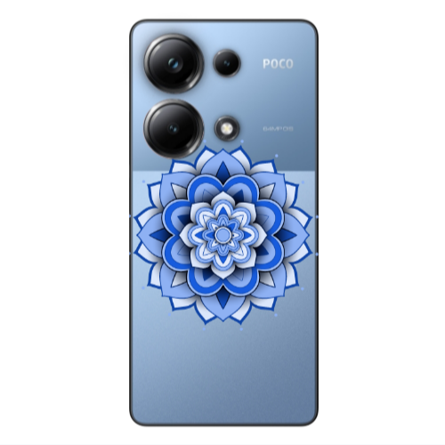 Xiaomi Poco M6 Pro 4G Manadala D9 Transparent Silicone TPU Θήκη