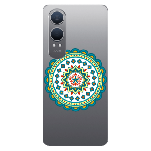 Oneplus Nord Ce 4 lite Mandala D11 Transparent Silicone TPU Θήκη