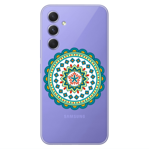 Samsung A56 Mandala D11 Transparent Silicone TPU Θήκη