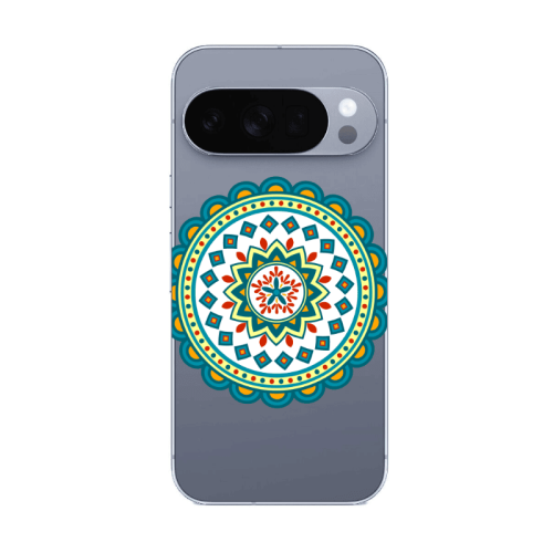 Google Pixel 10 Pro Mandala D11 Transparent Silicone TPU Θήκη