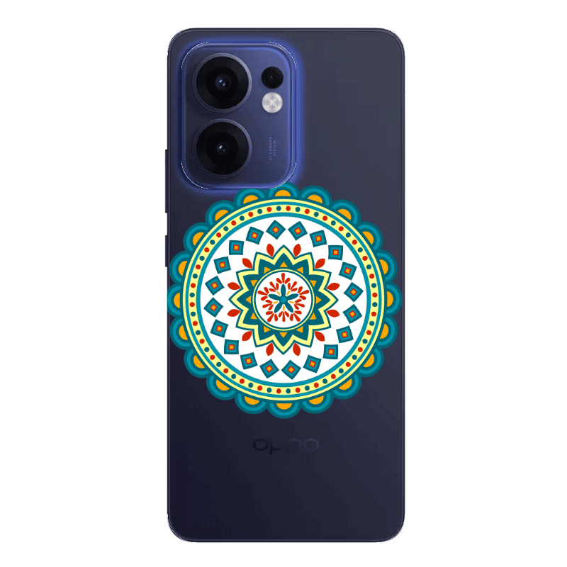 Oppo Reno13 FS Mandala D11 Transparent Silicone TPU Θήκη