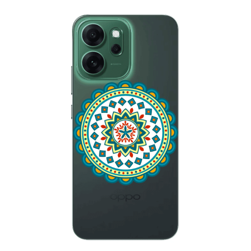 Oppo Reno 14 FS Mandala D11 Transparent Silicone TPU Θήκη