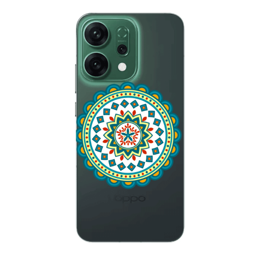 Oppo RENO 14 Mandala D11 Transparent Silicone TPU Θήκη