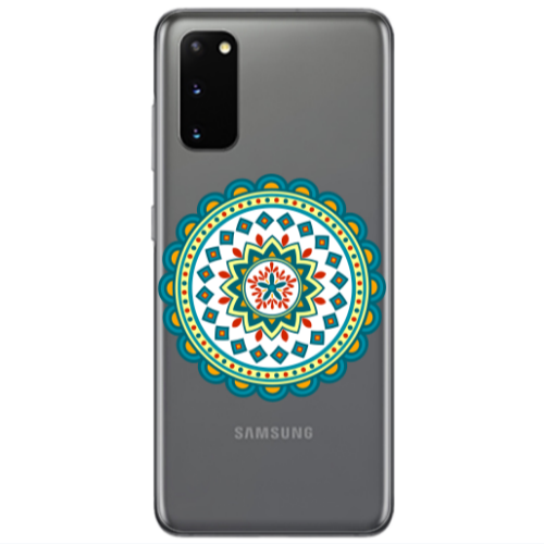 Samsung S20 Mandala D11 Transparent Silicone TPU Θήκη