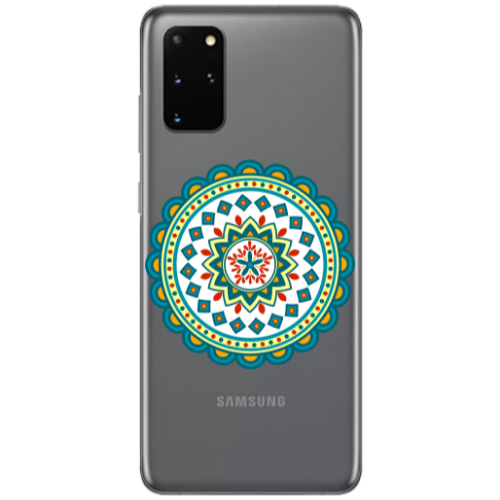Samsung S20 Plus Mandala D11 Transparent Silicone TPU Θήκη