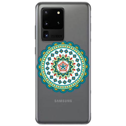 Samsung S20 Ultra Mandala D11 Transparent Silicone TPU Θήκη
