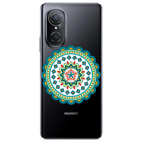 Huawei Nova 9 SE Mandala D11 Transparent Silicone TPU Θήκη