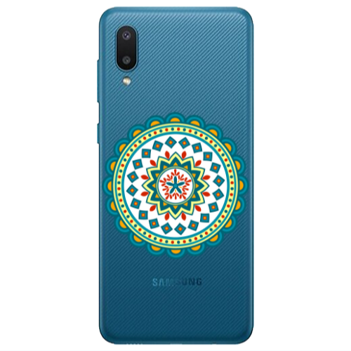 Samsung A02 Mandala D11 Transparent Silicone TPU Θήκη