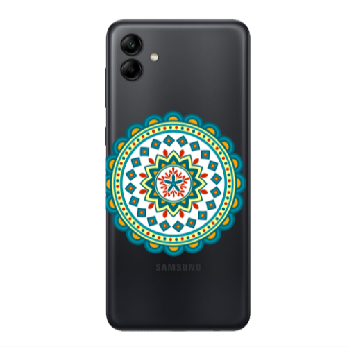 Samsung A04 Mandala D11 Transparent Silicone TPU Θήκη