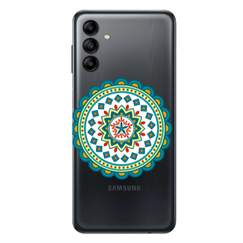 Samsung A04S Mandala D11 Transparent Silicone TPU Θήκη