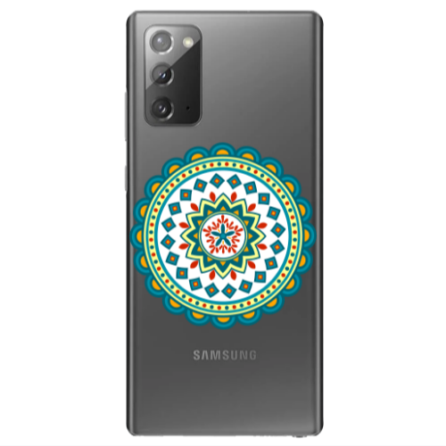 Samsung Note 20 Mandala D11 Transparent Silicone TPU Θήκη