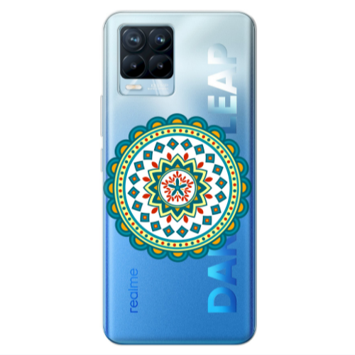 Realme 8 Pro Mandala D11 Transparent Silicone TPU Θήκη