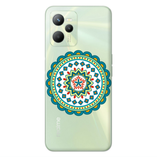 Realme C35 Mandala D11 Transparent Silicone TPU Θήκη
