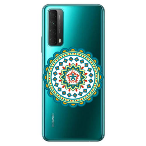 Huawei P Smart 2021 Mandala D11 Transparent Silicone TPU Θήκη