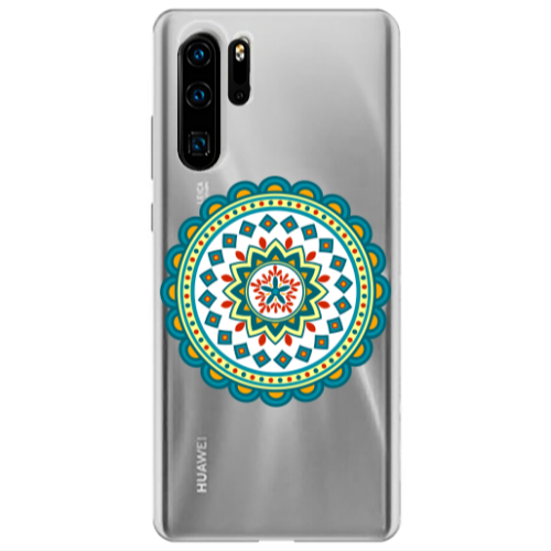 Huawei P30 Pro Mandala D11 Transparent Silicone TPU Θήκη