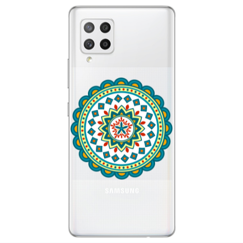 Samsung A42 5G Mandala D11 Transparent Silicone TPU Θήκη