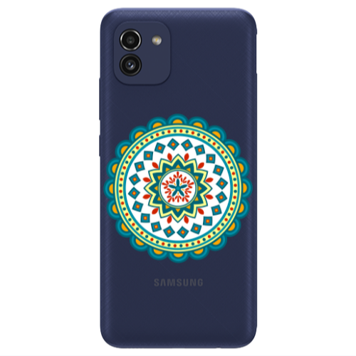 Samsung A03 Mandala D11 Transparent Silicone TPU Θήκη