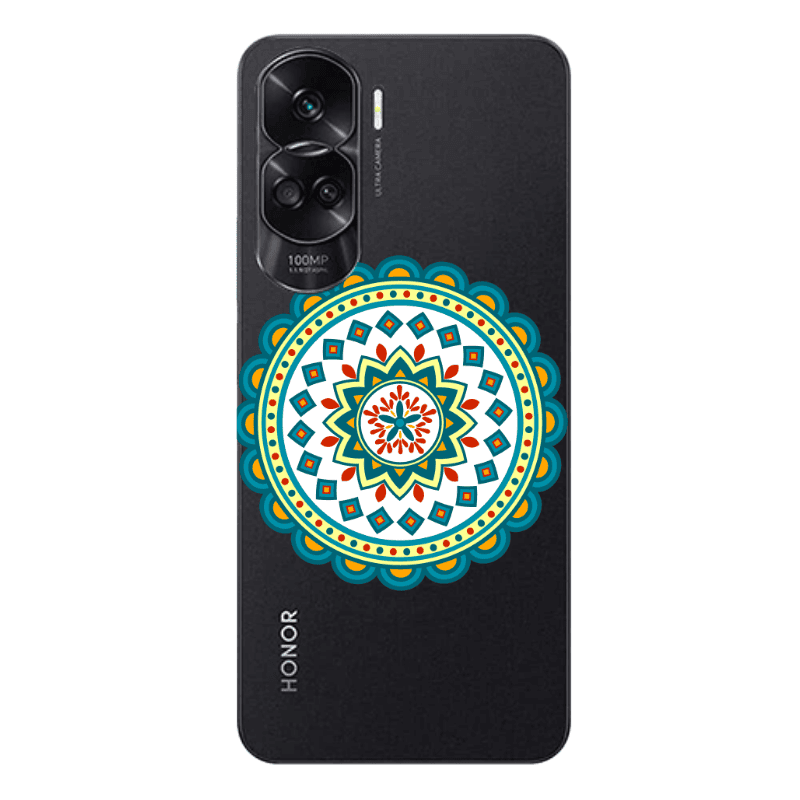 Honor 90 Lite 5G Mandala D11 Transparent Silicone TPU Θήκη